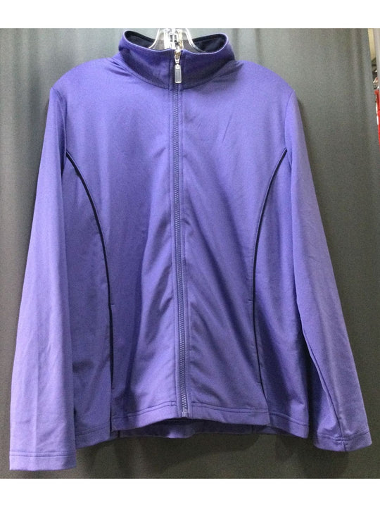 Blue Zippered Men's Jacket - Size Large