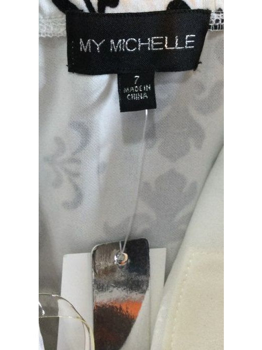 My Michelle Black and White Women's Dress - Size 7