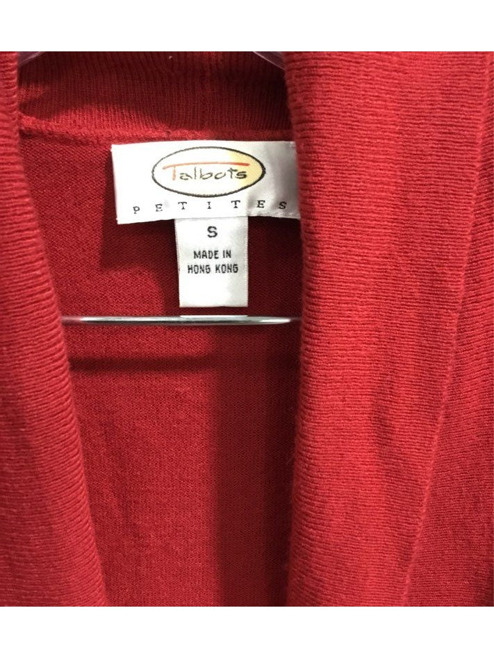 Talbots Petites Red Winter Vest - Size Small