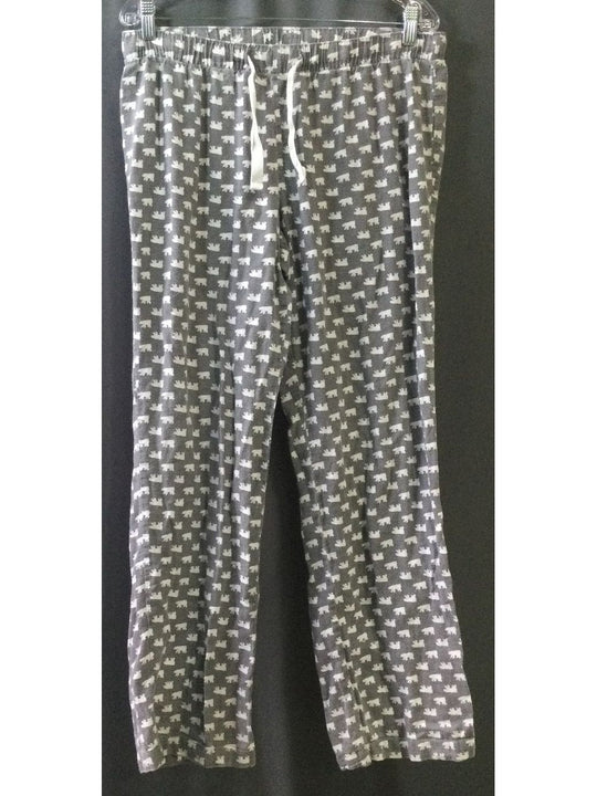 OLD NAVY Women's Grey with White Polar Bears Pajama Sleep Pants - Size M