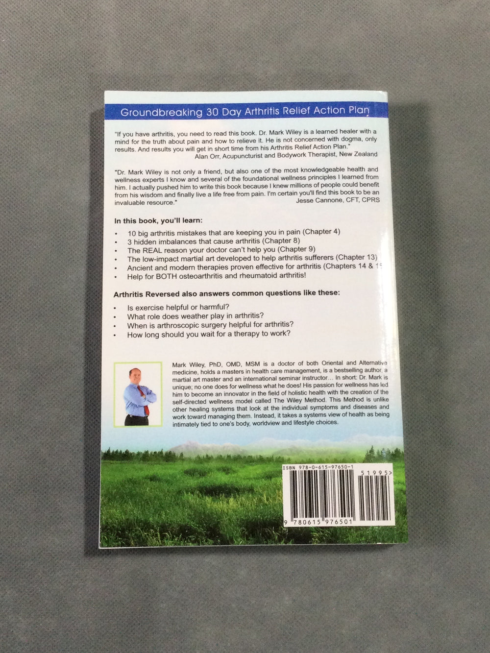 Arthritis Reversed Groundbreaking 30 Day Arthritis Relief Action Plan by Dr. Mark Wiley