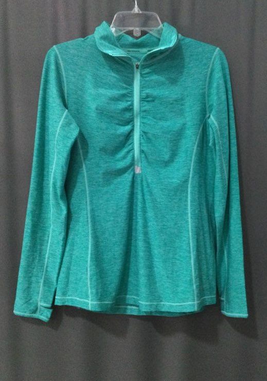 New Balance Teal Zip-Pullover - Size Large