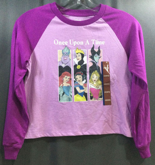 Disney Princess Purple Once Upon A Time Long Sleeve Size Large (10/12) - Girl's