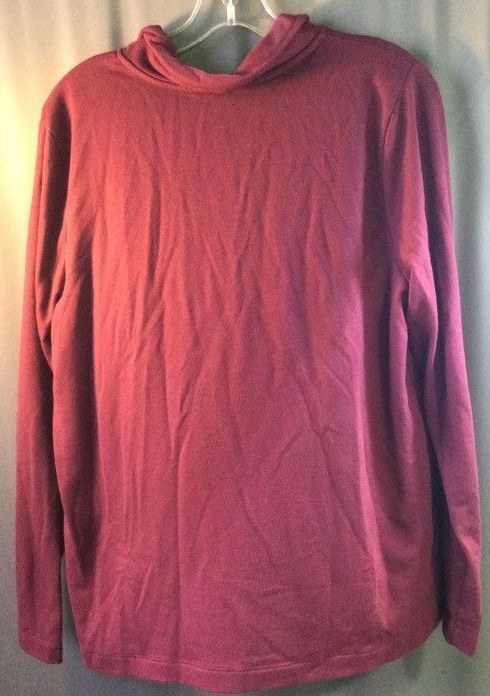 Croft & Barrow Burgundy Men's Sweater - Size L