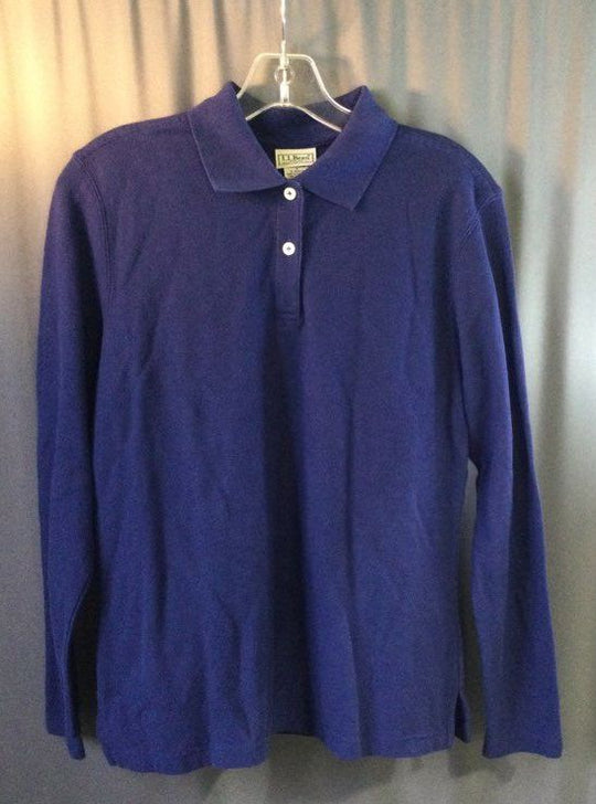 L. L. Bean Blue Women's Polo Shirt - Size S