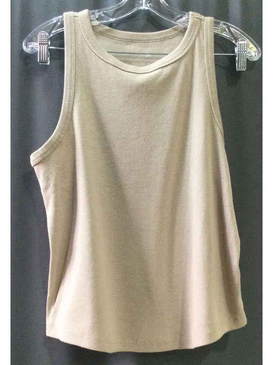 SO Women's Tan Sleeveless Tank Top - Size XL