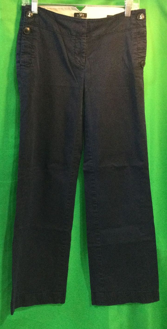 Ann Taylor Loft Navy Blue Pants - Size 0 - Ladies