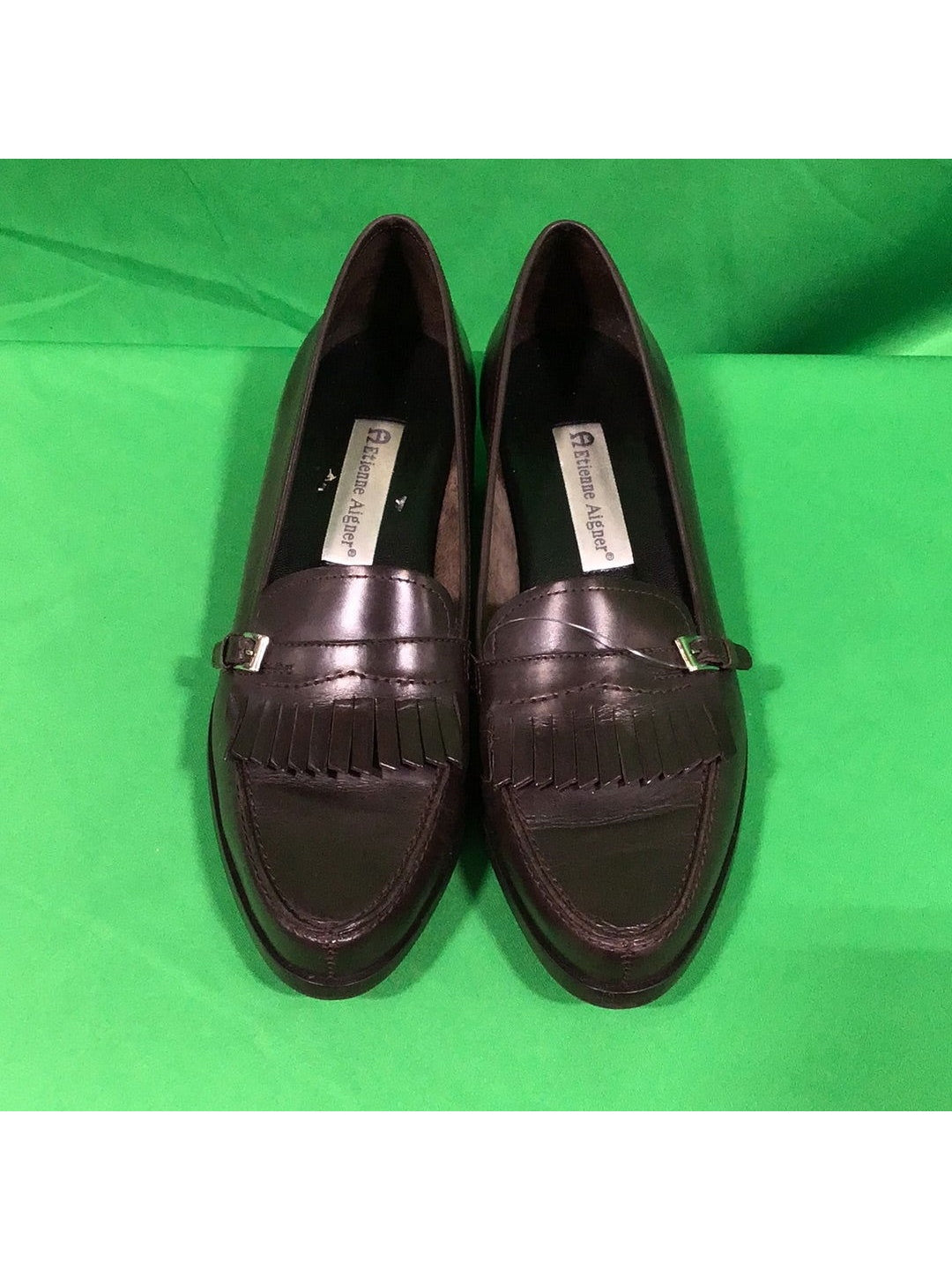 Etienne Aigner Tally Ladies Brown Shoes Size 8 1/2 - In Box - The Kennedy Collective Thrift - 