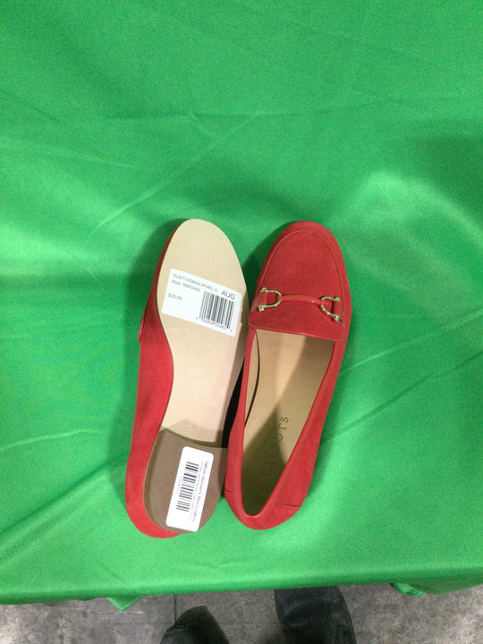 Talbots Women's Size 6 1/2 M Red Loafers - The Kennedy Collective Thrift - 