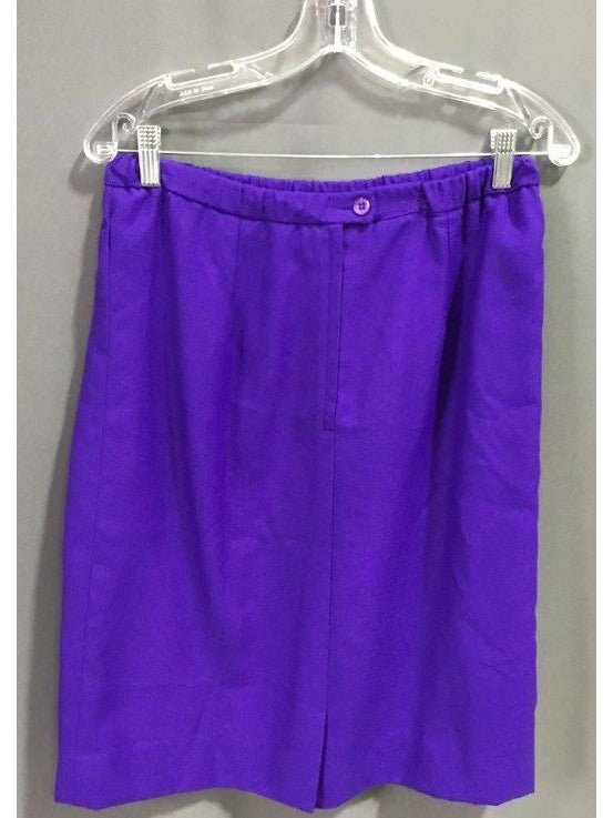 SUITSME Purple Skirt Suit Set - Size XS