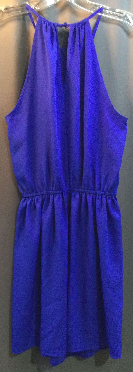 American Eagle Outfitters Blue 100% Polyester Casual Dress - Size XS - Ladies