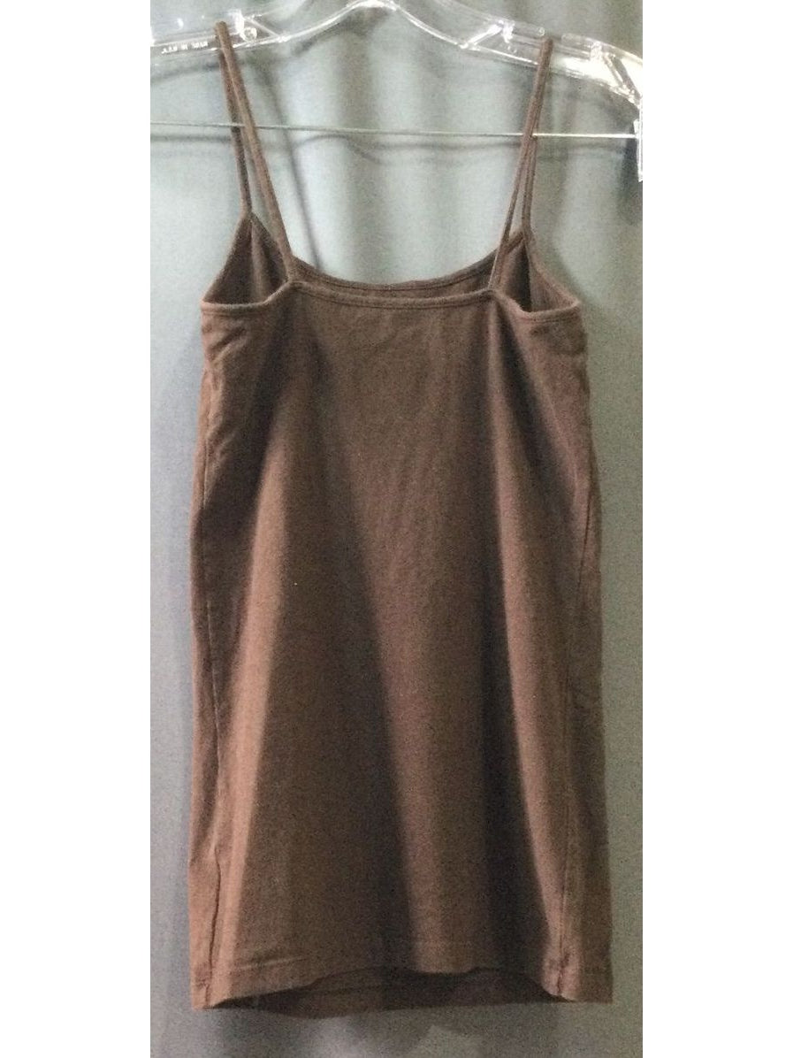 NO|BO - NP BOUNDARIES Women's Brown Sleeveless Tank Top - Size S/CH (3-5)