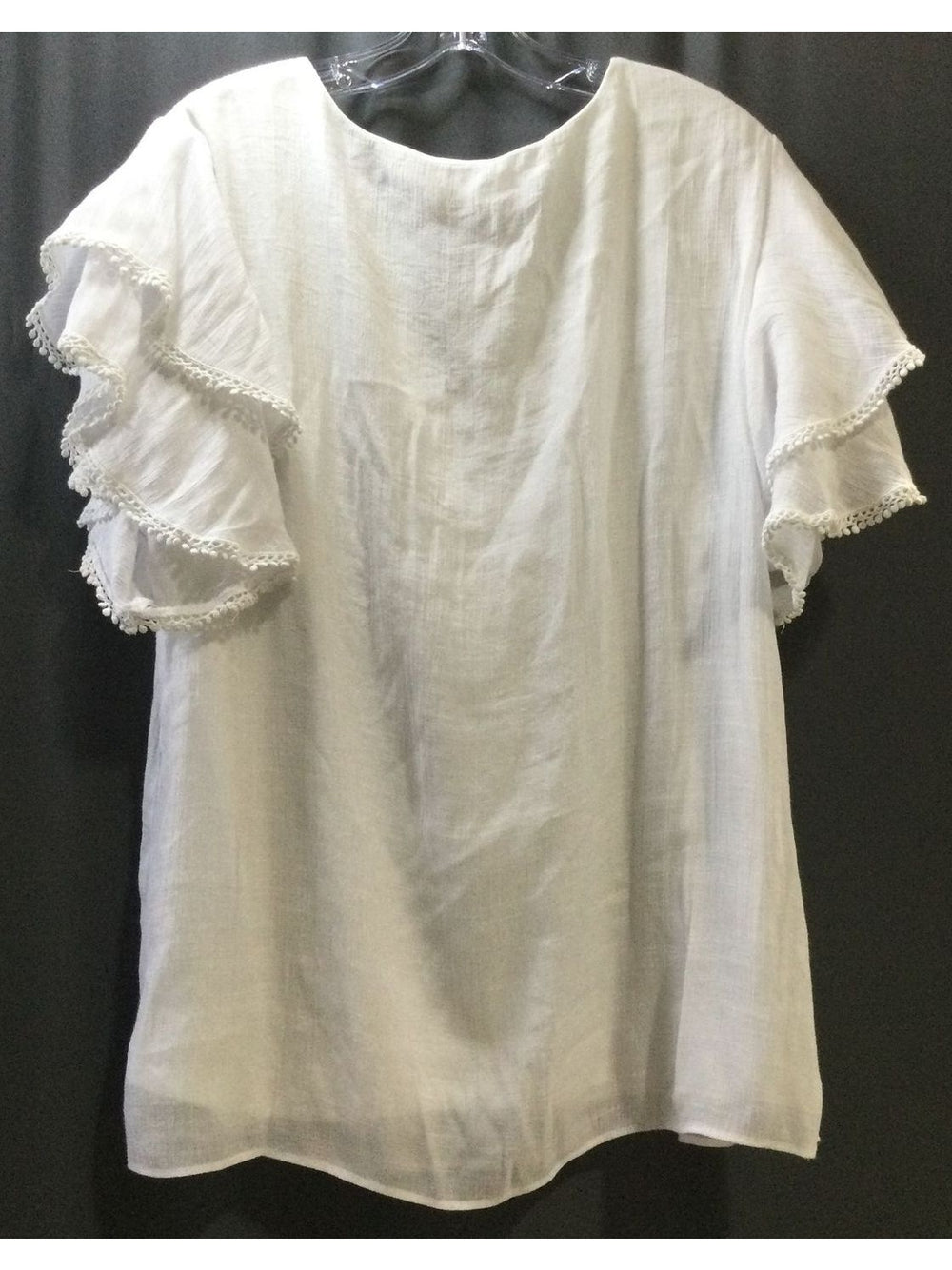 Brand Name White T-Shirt - Size Large - Ladies