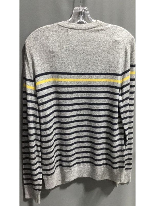 Banana Republic Gray Black And Yellow Sweater - Size Small