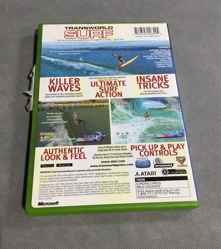 Transworld Surf Xbox