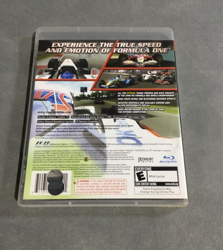 F1 Formula Championship Edition PlayStation 3