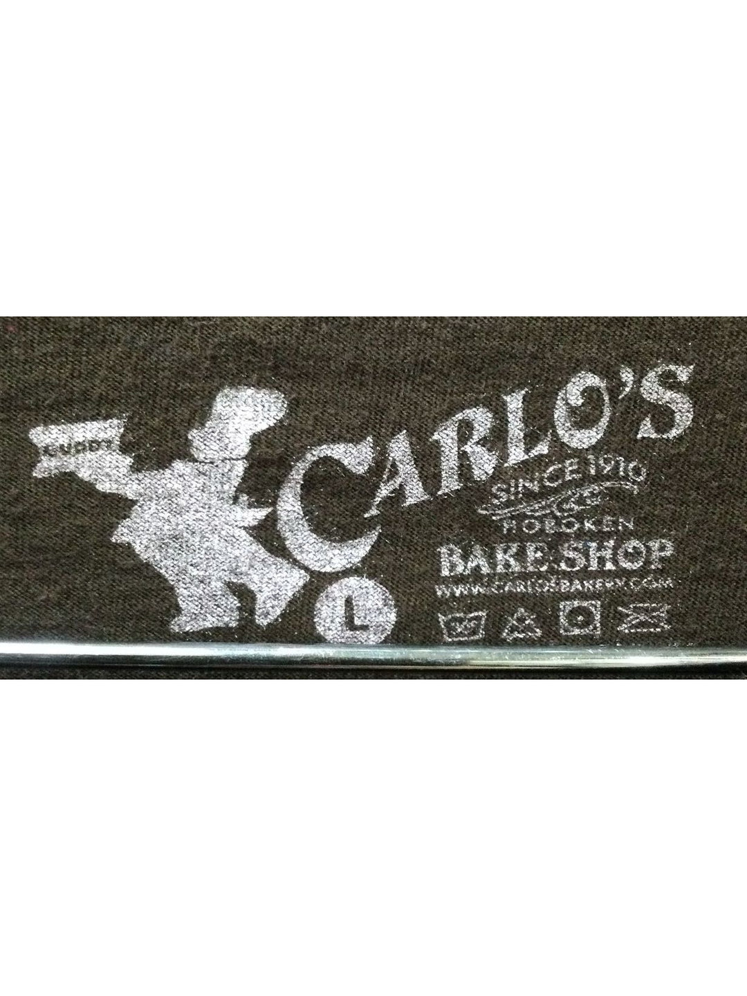 Carlos's Bake Shop Brown, Pink and White T-shirt - Size Large - Ladies