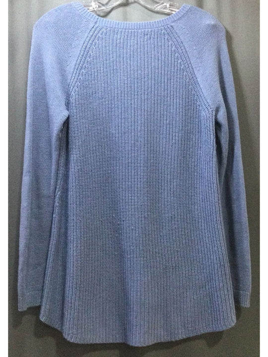 Ann Taylor Loft Women's Blue Striped Sweater Long Sleeve - Size XS