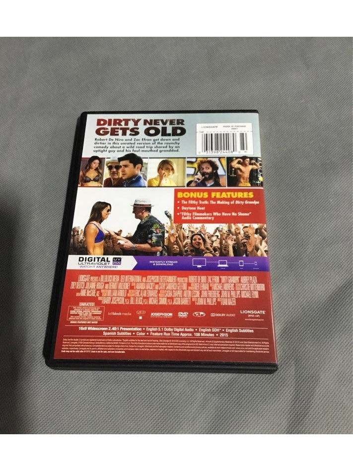 LionGates's Dirty Grandpa Unrated DVD+Digital