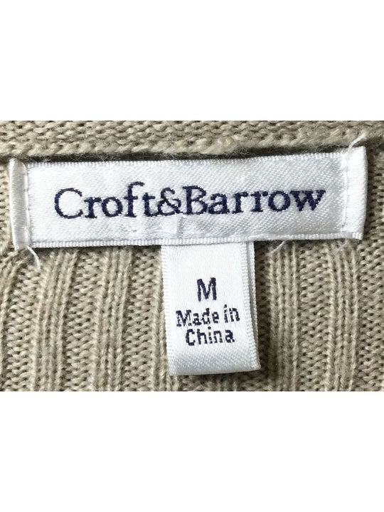 Croft & Barrow Women's Brown Pullover Long Cardigan Sweater Long Sleeve - Size M