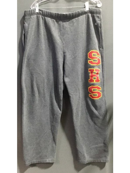 Badger Sports Unisex Gray and Red Pants - Size Medium