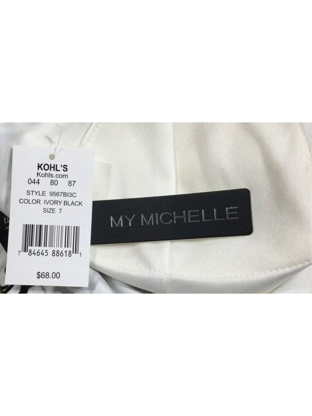 My Michelle Black and White Women's Dress - Size 7