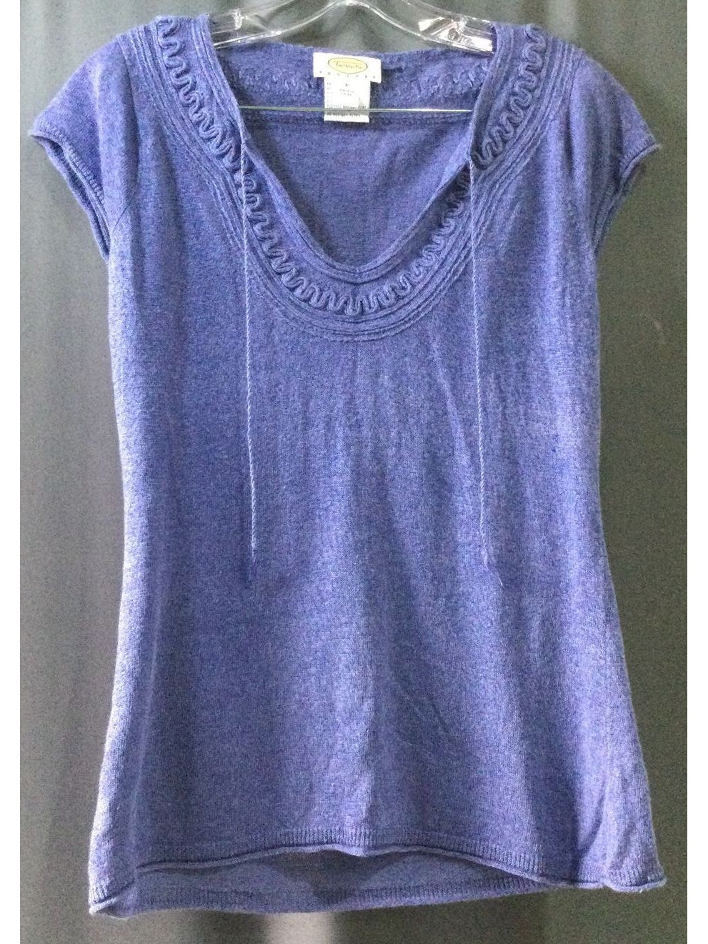 Talbots Petites Women's Blue T-Shirt - Size P