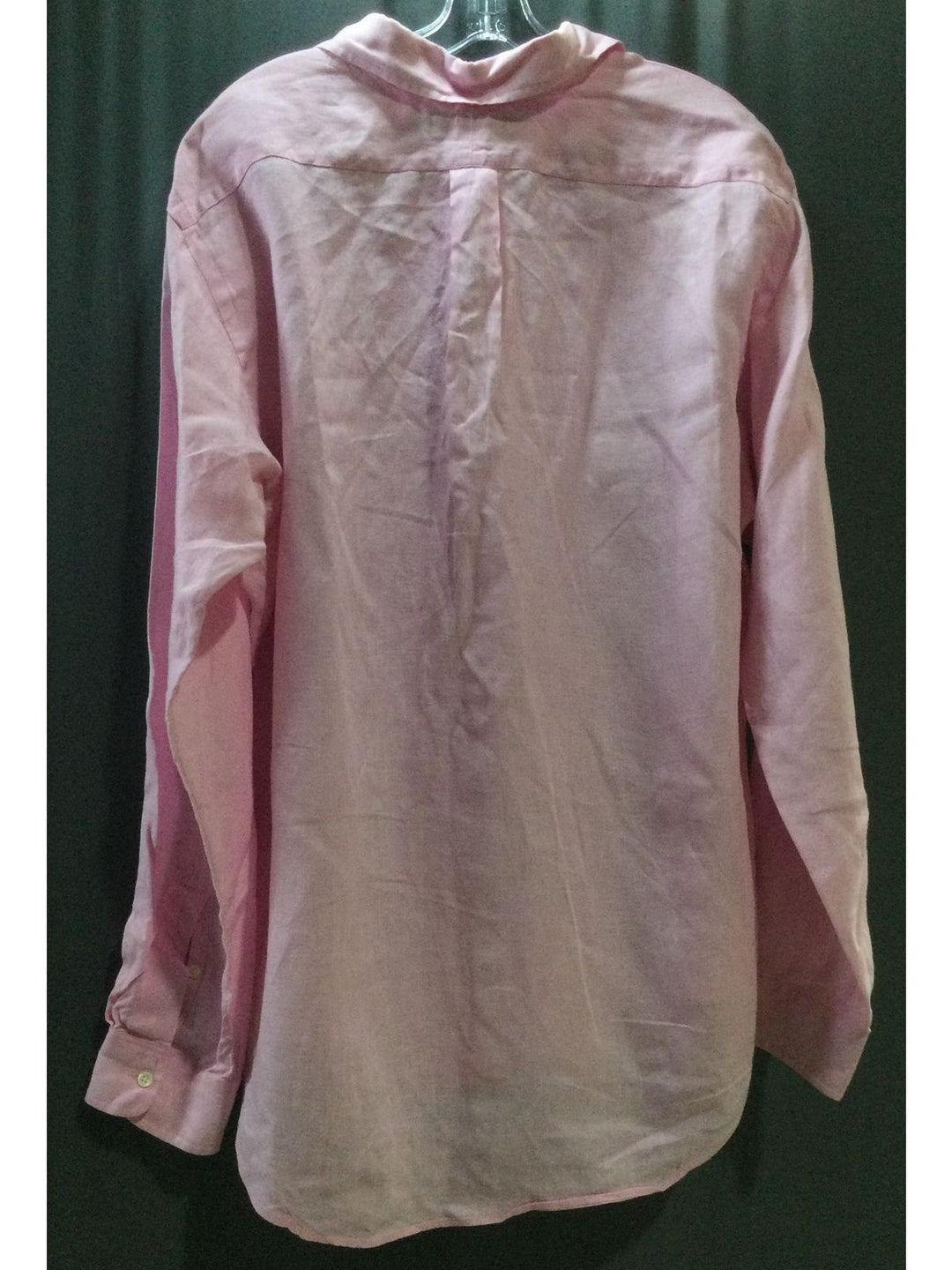 Ralph Lauren Pink Buttoned Up Shirt Long Sleeve - Size Large - Men's