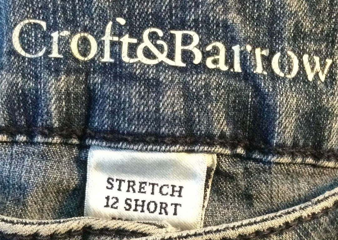 Croft & Barrow Blue Jeans - Size 12 - Short - Stretch - Ladies