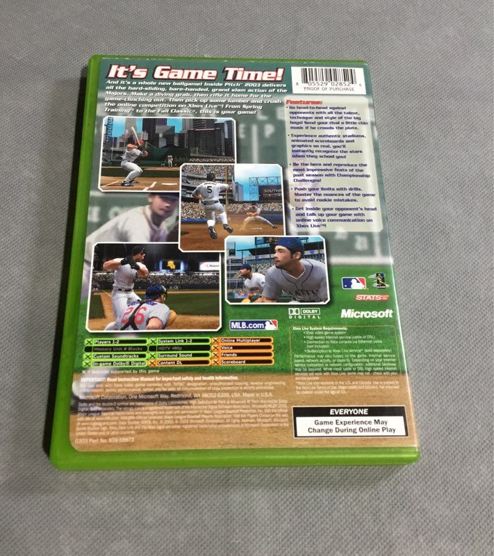 Inside Pitch 2003 Xbox