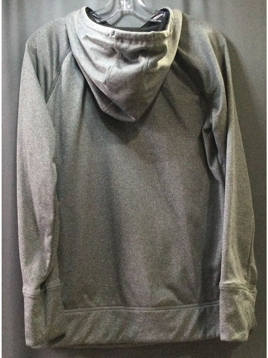 Danskin Now Dark Grey & Black Hood Sweater - Men's Long Sleeve Size L/G (12-14)