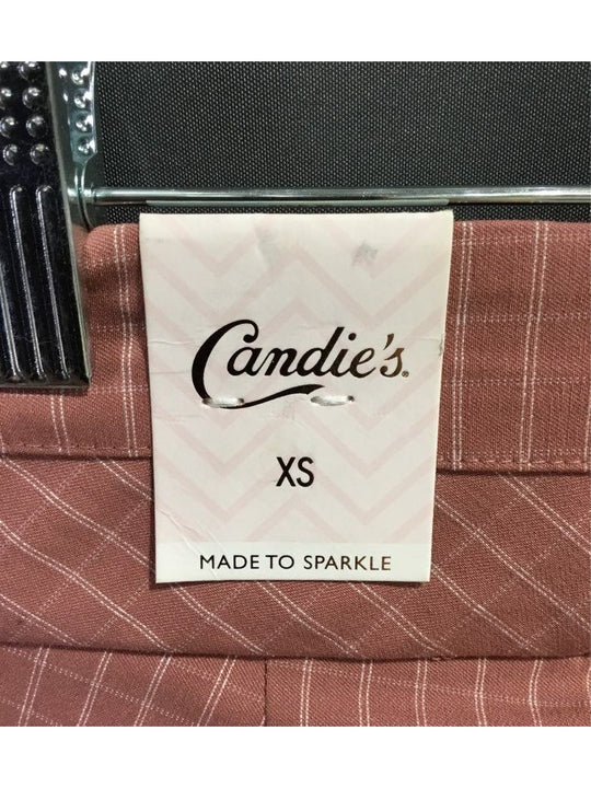 Candie's Pink And White Dress Pants - Size XS