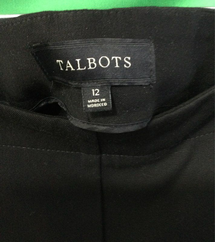 Talbots Black Pants - Size 12