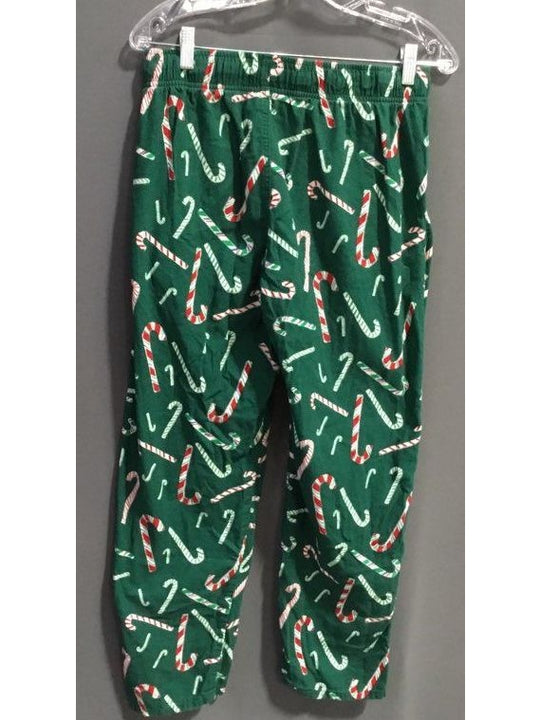 OLD NAVY Green And Red With Candy Canes Pajama Pants - Size Medium