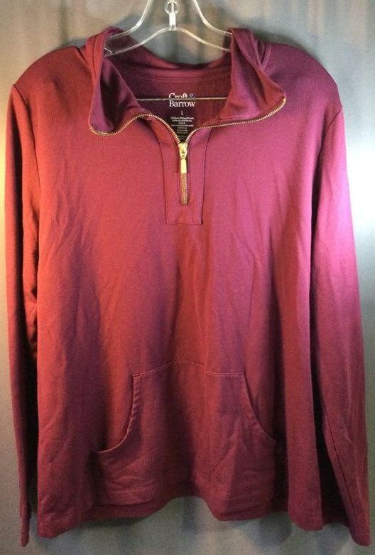 Croft & Barrow Burgundy Men's Sweater - Size L