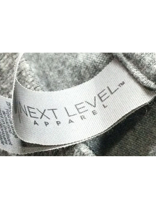 Next Level Apparel Grey and Blue T-shirt - Size XXL - Men's