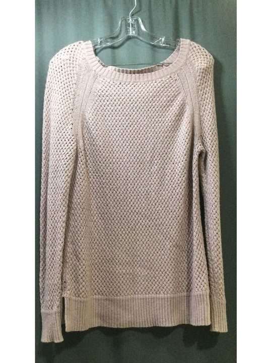 Ann Taylor Loft Women's Pink Sweater Long Sleeve - Size M - Medium