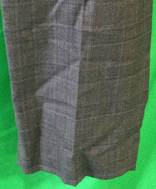 Jos. A. Bank Grey and Blue Checkered Wool Pants - Size 41 / 35 Waist - Men's