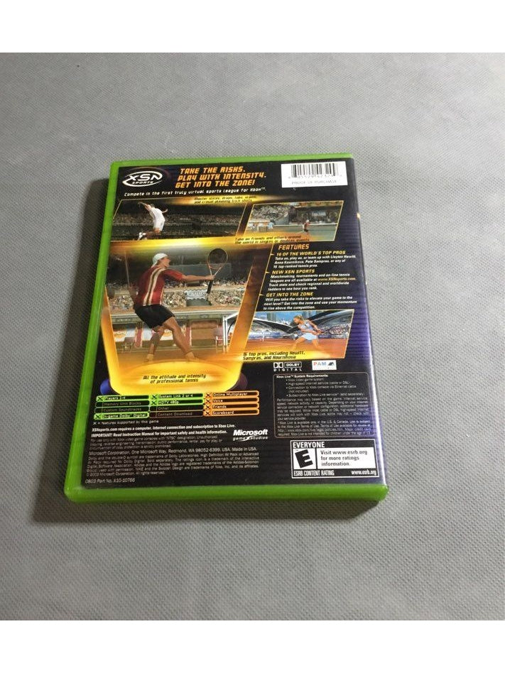 Top Spin XSN Sports Xbox Videogame