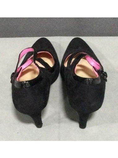 Sam & Libby Black Slip-On Dress Shoe Women 6.5