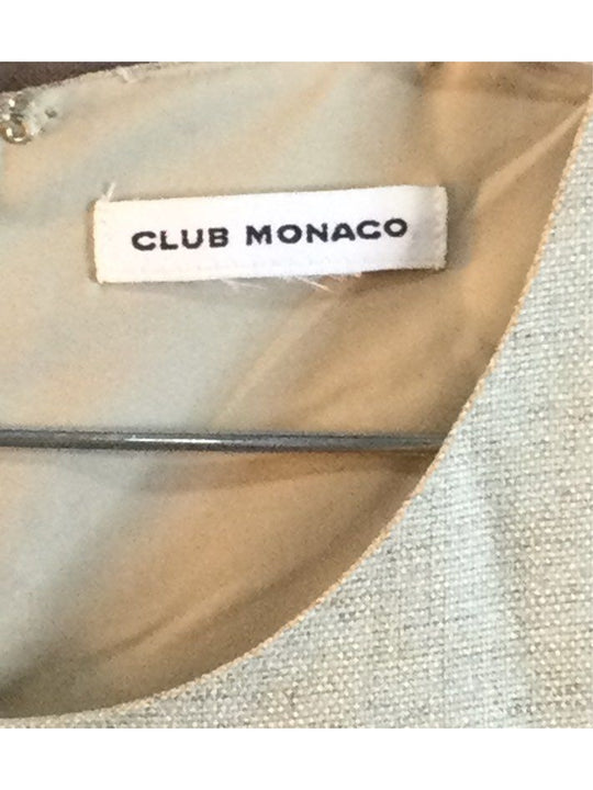 Club Monaco Beige Women's Dress - Size Extra Extra Small