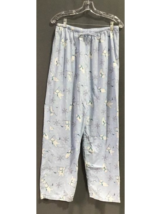 Blue With Polar Bears Pajama Pants - Size Large