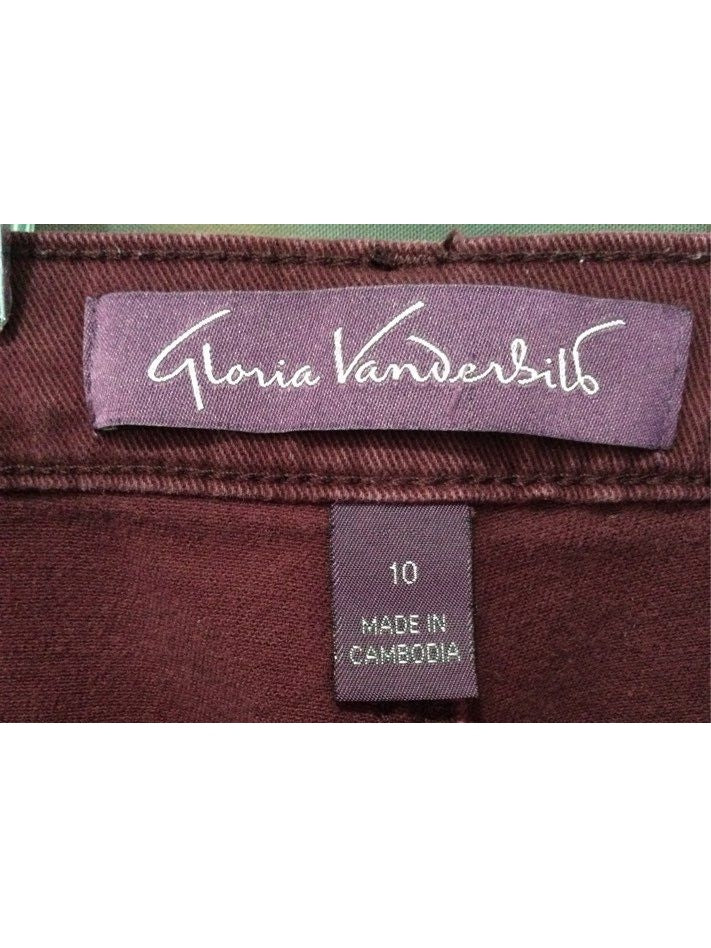 Gloria Vanderbilt Purple Women's Jeans - Size 10