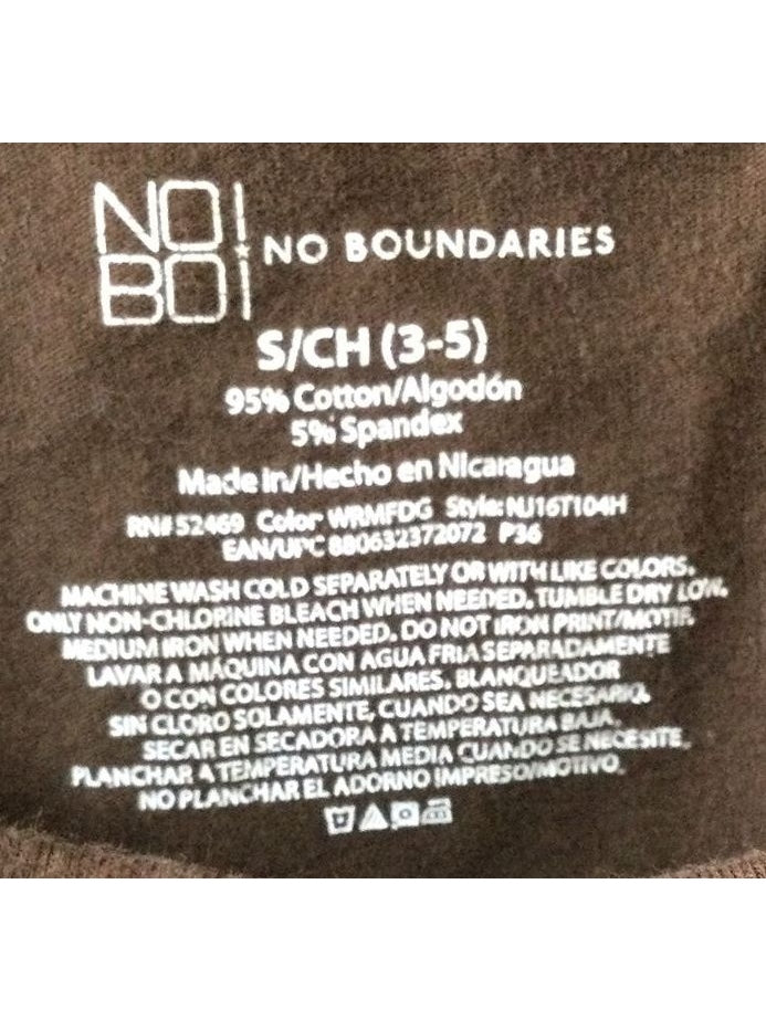 NO|BO - NP BOUNDARIES Women's Brown Sleeveless Tank Top - Size S/CH (3-5)