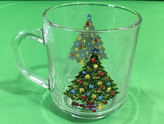 Luminarc Small Glass Glass With Christmas Tree Glass With Christmas Tree