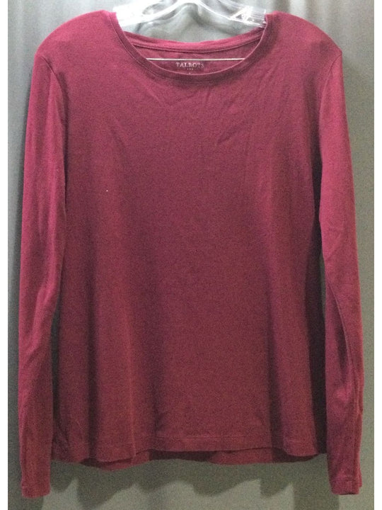 Talbots Purple Long Sleeve - Size Large - Ladies