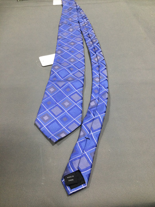 Michael Kors Men Gray And Blue Tie