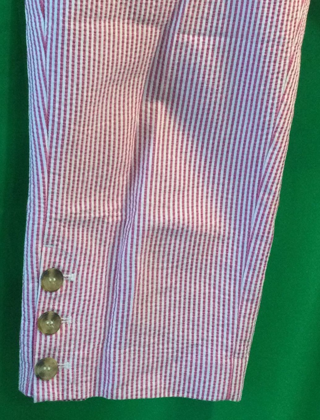 Talots Pink and White Striped Pants - Size 2P - Ladies