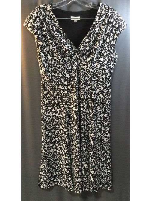 Jones Studio Black and White Women's Dress - Size 10