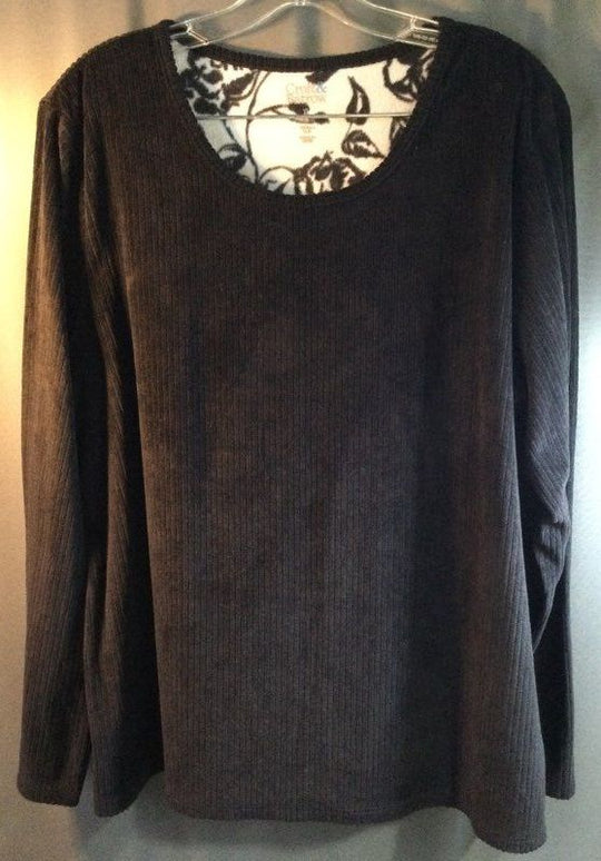 Croft & Barrow Black Women's Sweater - Size XL